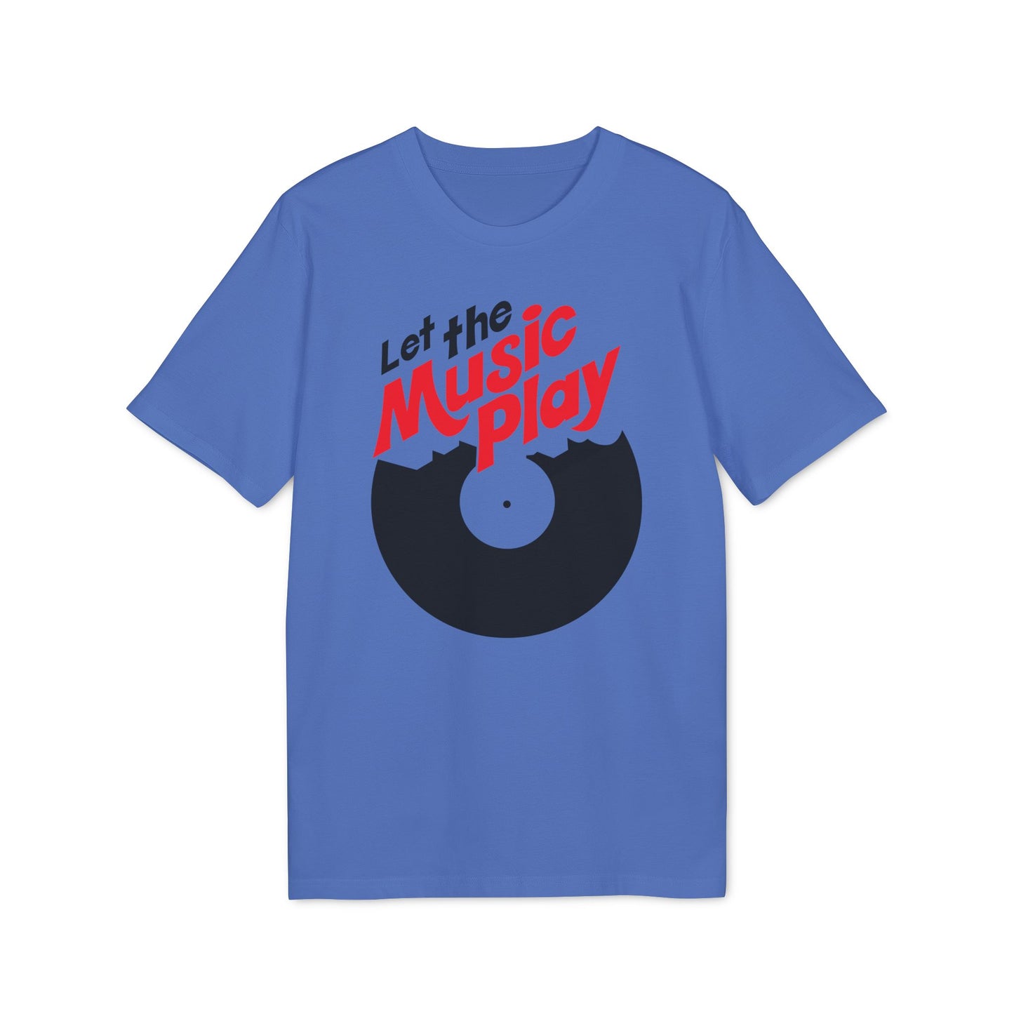 Let The Music Play T Shirt (Premium Organic) | (ref: UK)