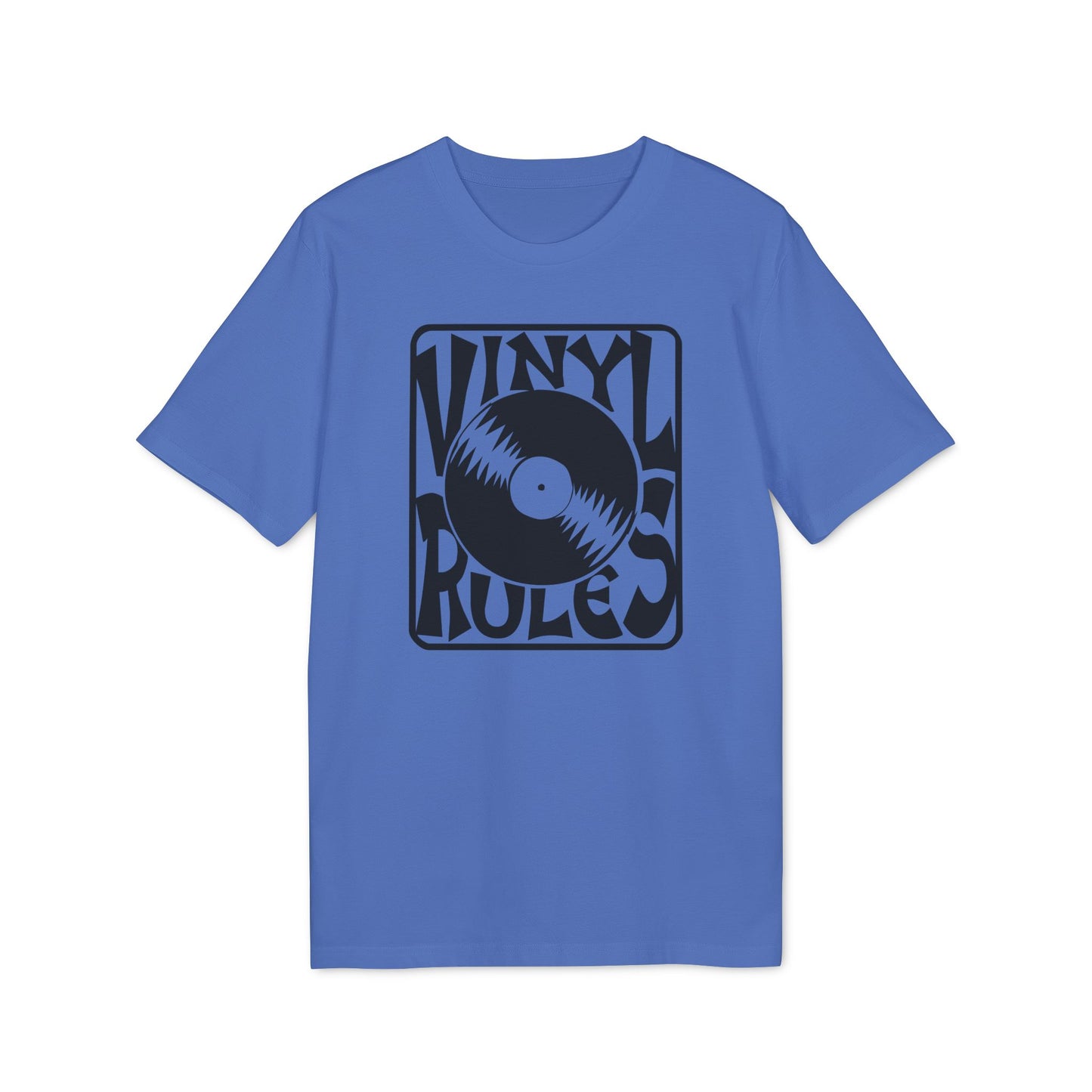 Vinyl Rules T Shirt (Premium Organic) | (ref: UK)