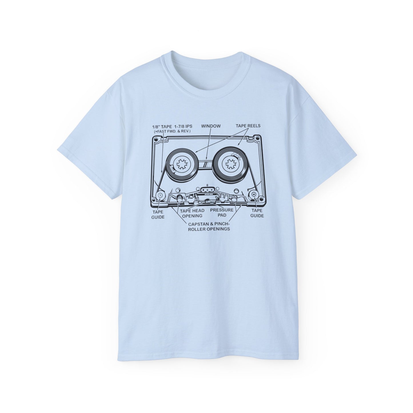 How Does A Cassette Tape Work? T Shirt Heavyweight | (ref: UK)