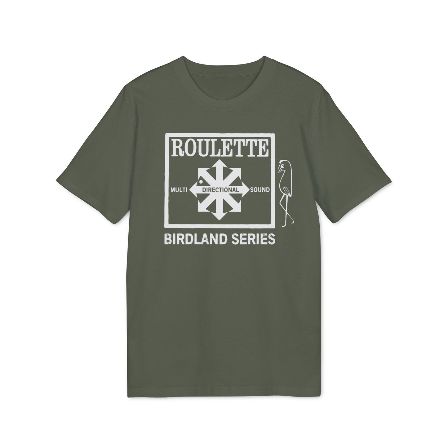 Roulette Records Birdland Series T Shirt (Premium Organic) | (ref: UK)