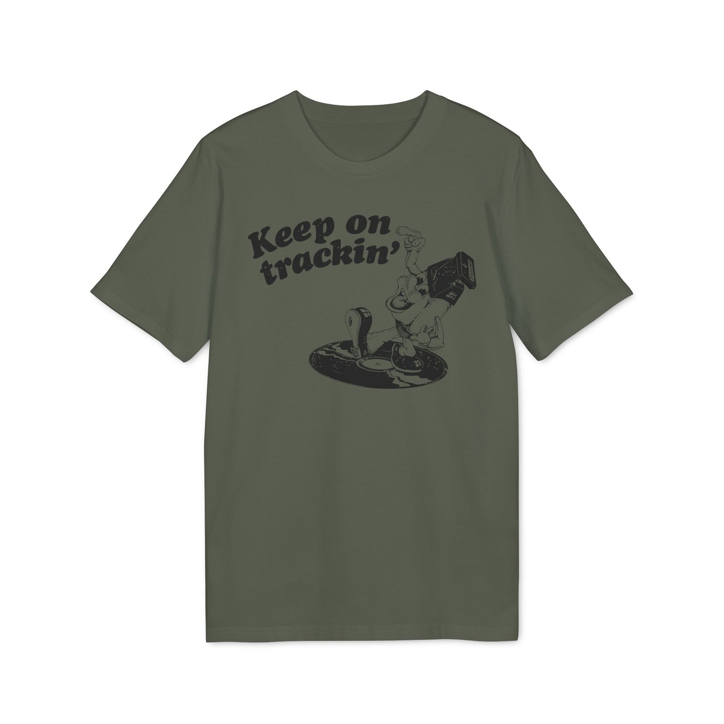 Keep On Tracking T Shirt (Premium Organic) | (ref: UK)