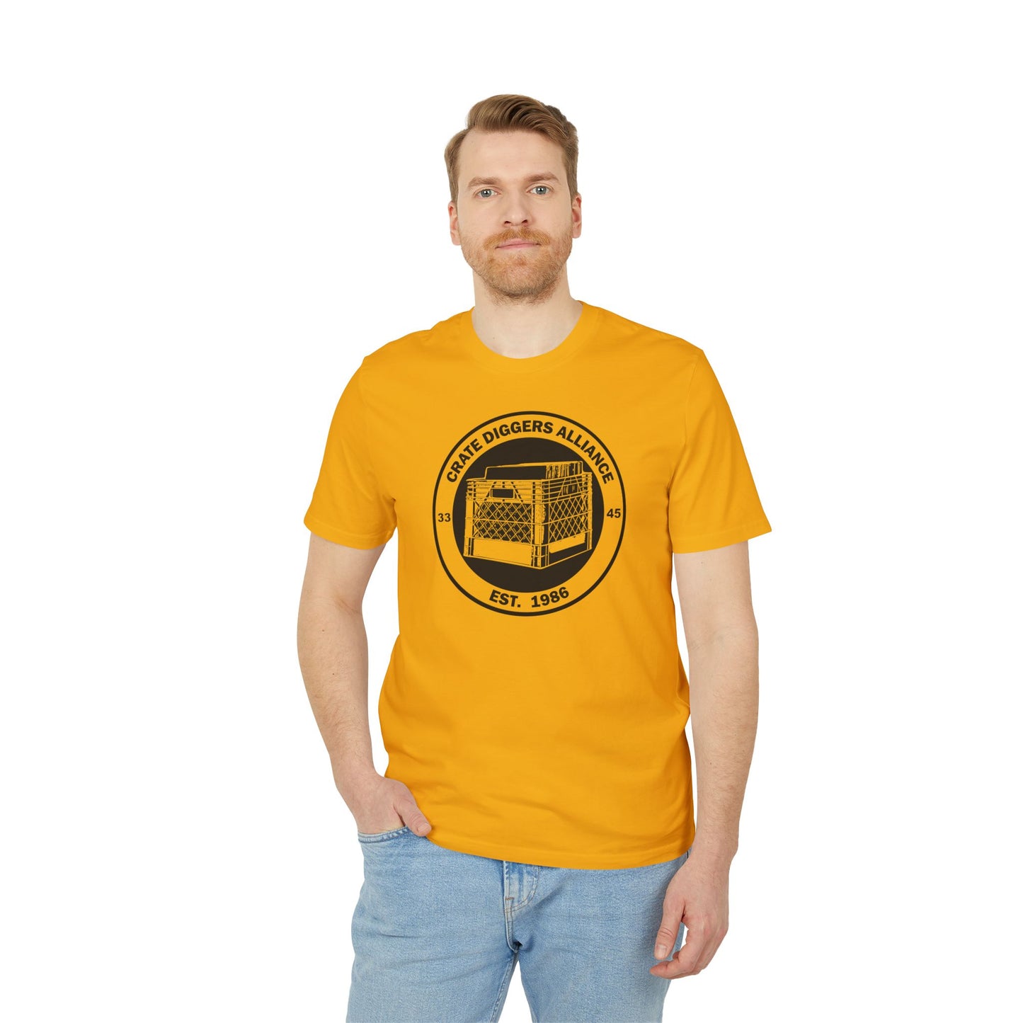 Crate Digger Alliance T Shirt (Premium Organic) | (ref: UK)