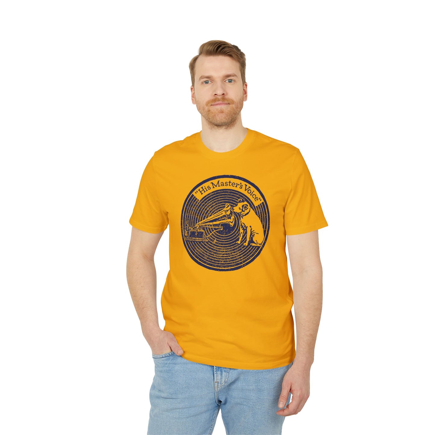 His Masters Voice T Shirt (Premium Organic) | (ref: UK)