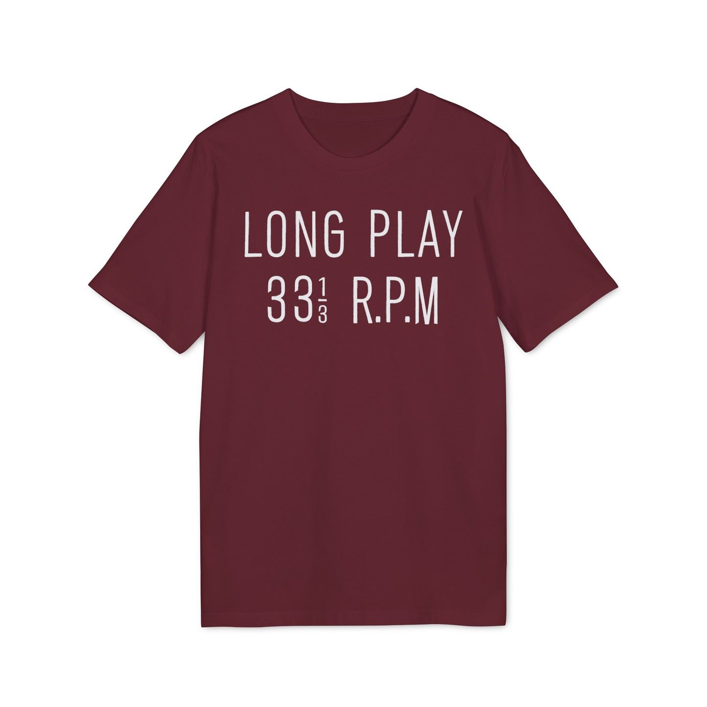 Long Play 33 1/3 RPM T Shirt (Premium Organic) | (ref: UK)