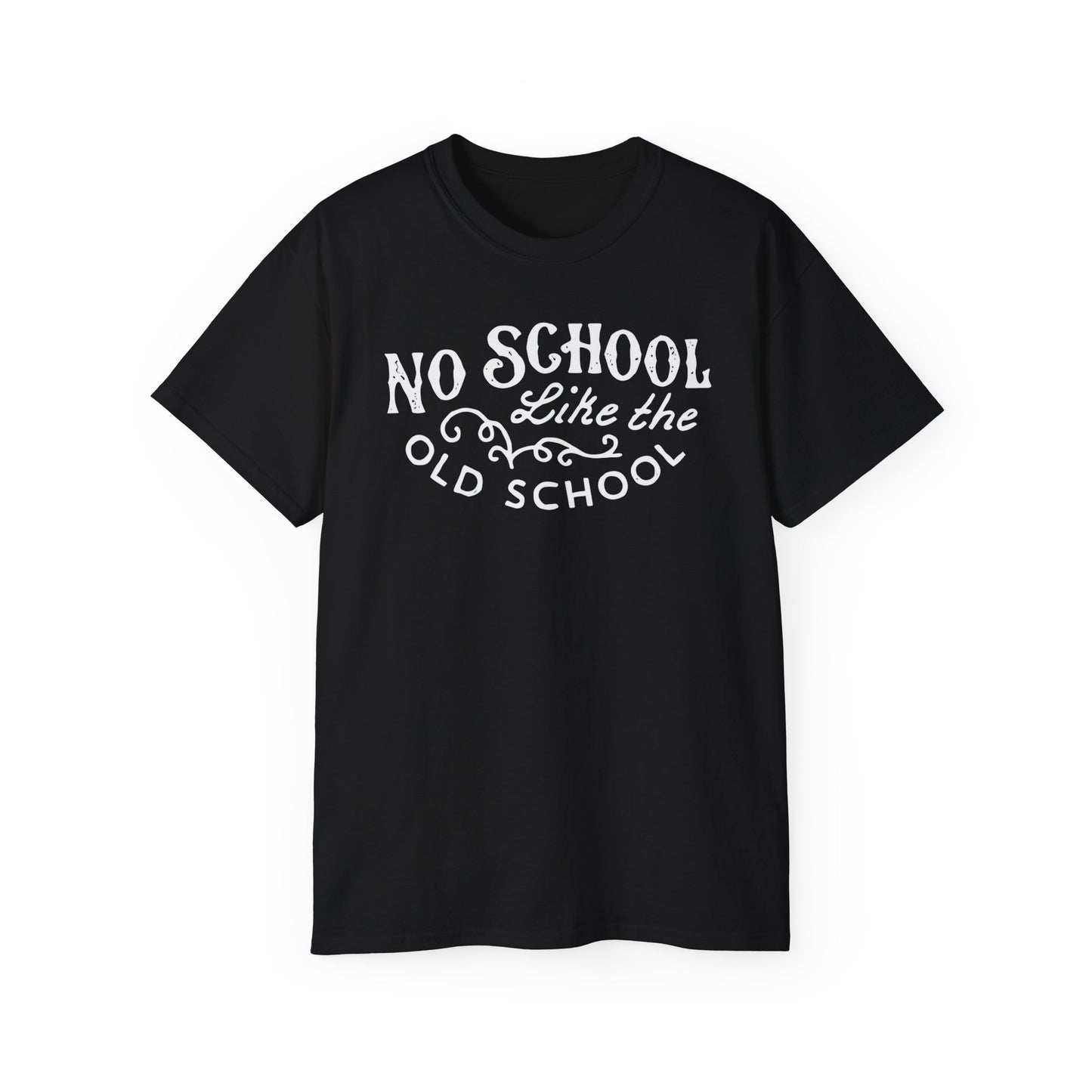 No School Like The Old School T Shirt Heavyweight | (ref: UK)