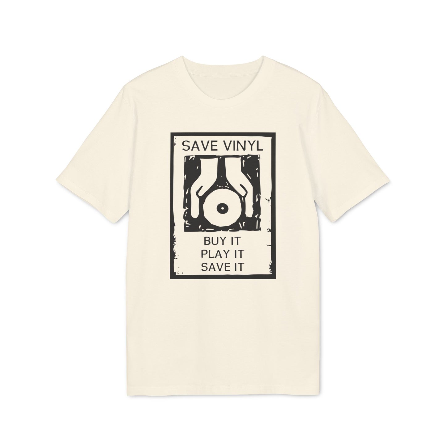 Save The Vinyl T Shirt (Premium Organic) | (ref: UK)