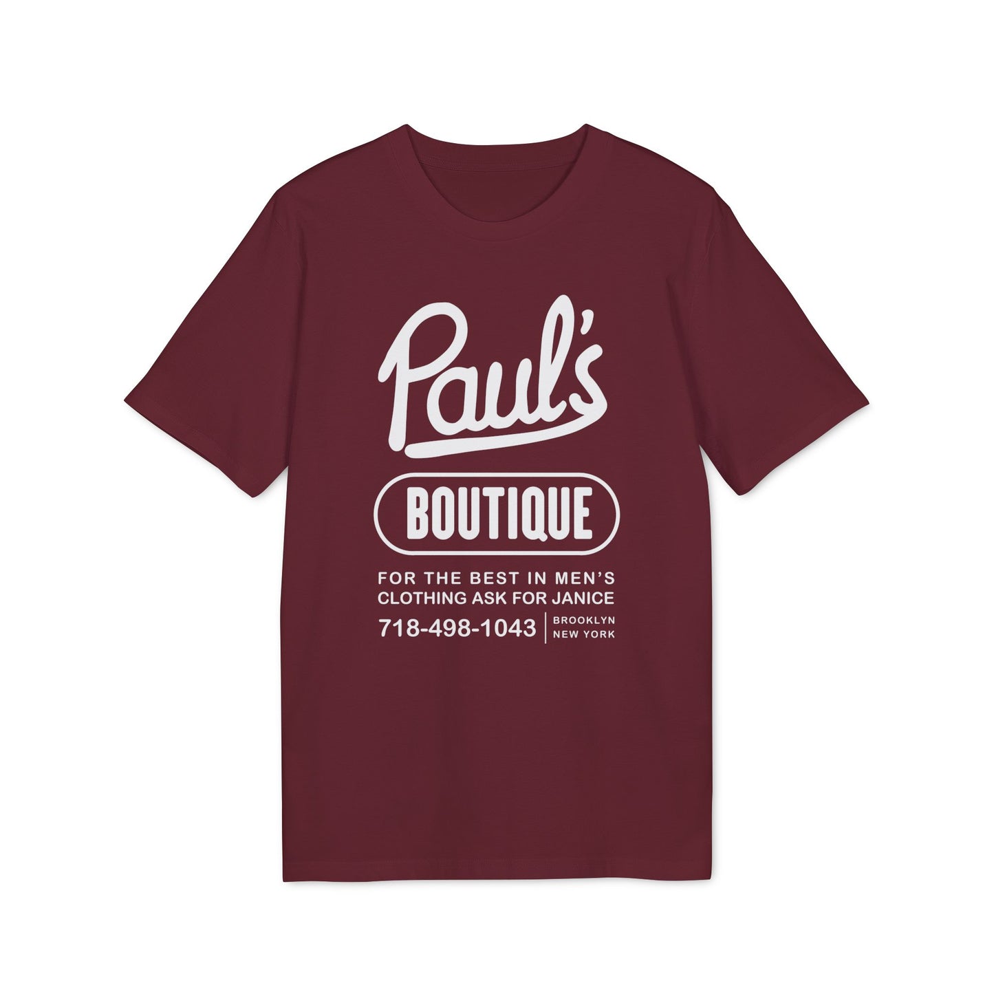 Paul's Boutique T Shirt (Premium Organic) | (ref: UK)