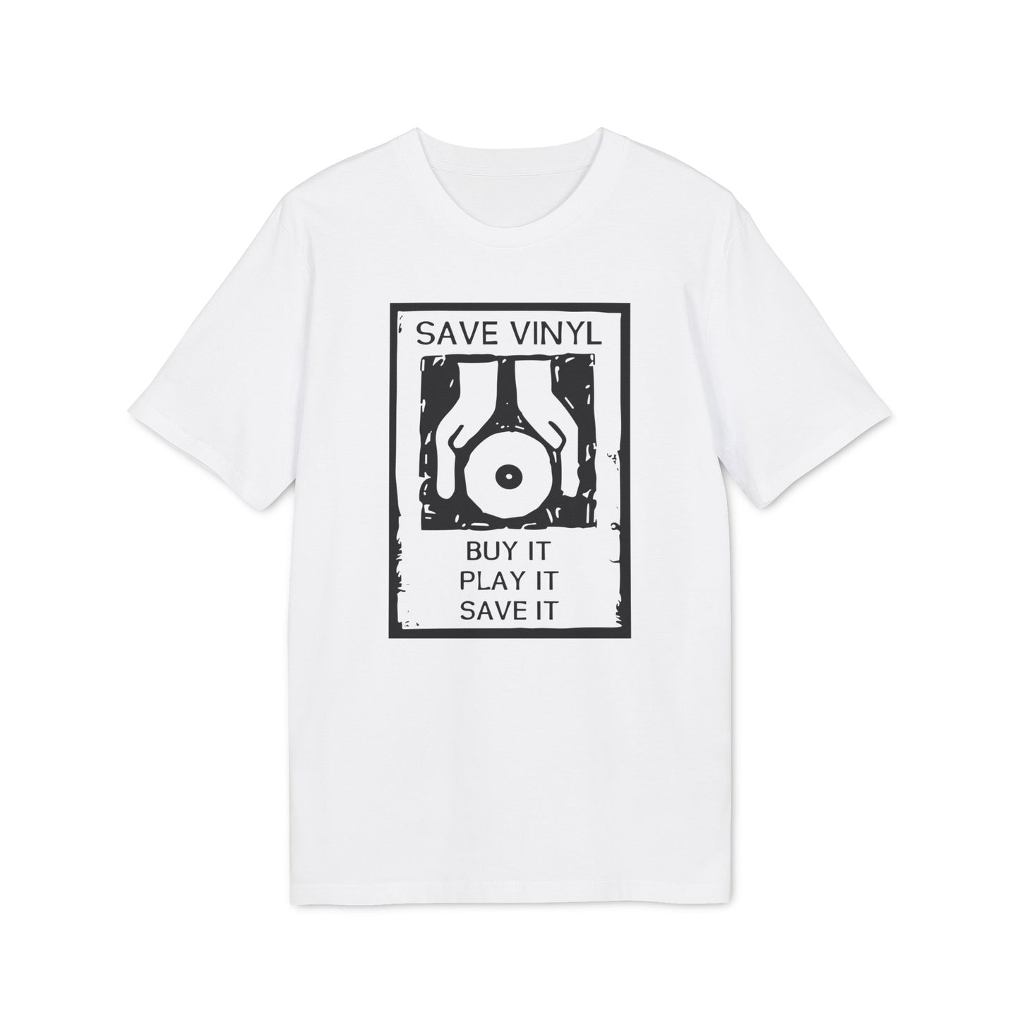 Save The Vinyl T Shirt (Premium Organic) | (ref: UK)