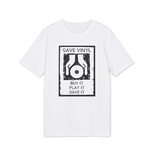 Save The Vinyl T Shirt (Premium Organic) | (ref: UK)