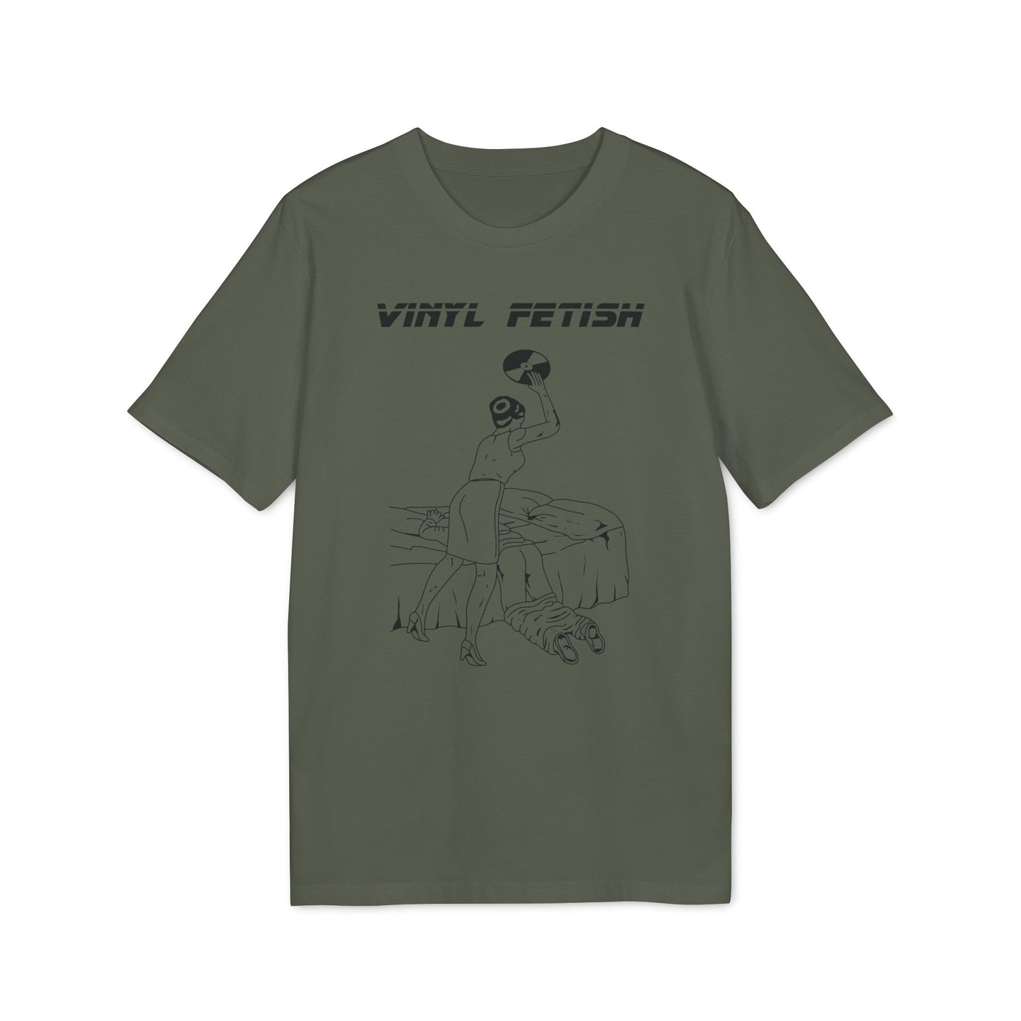 Vinyl Fetish T Shirt (Premium Organic) | (ref: UK)