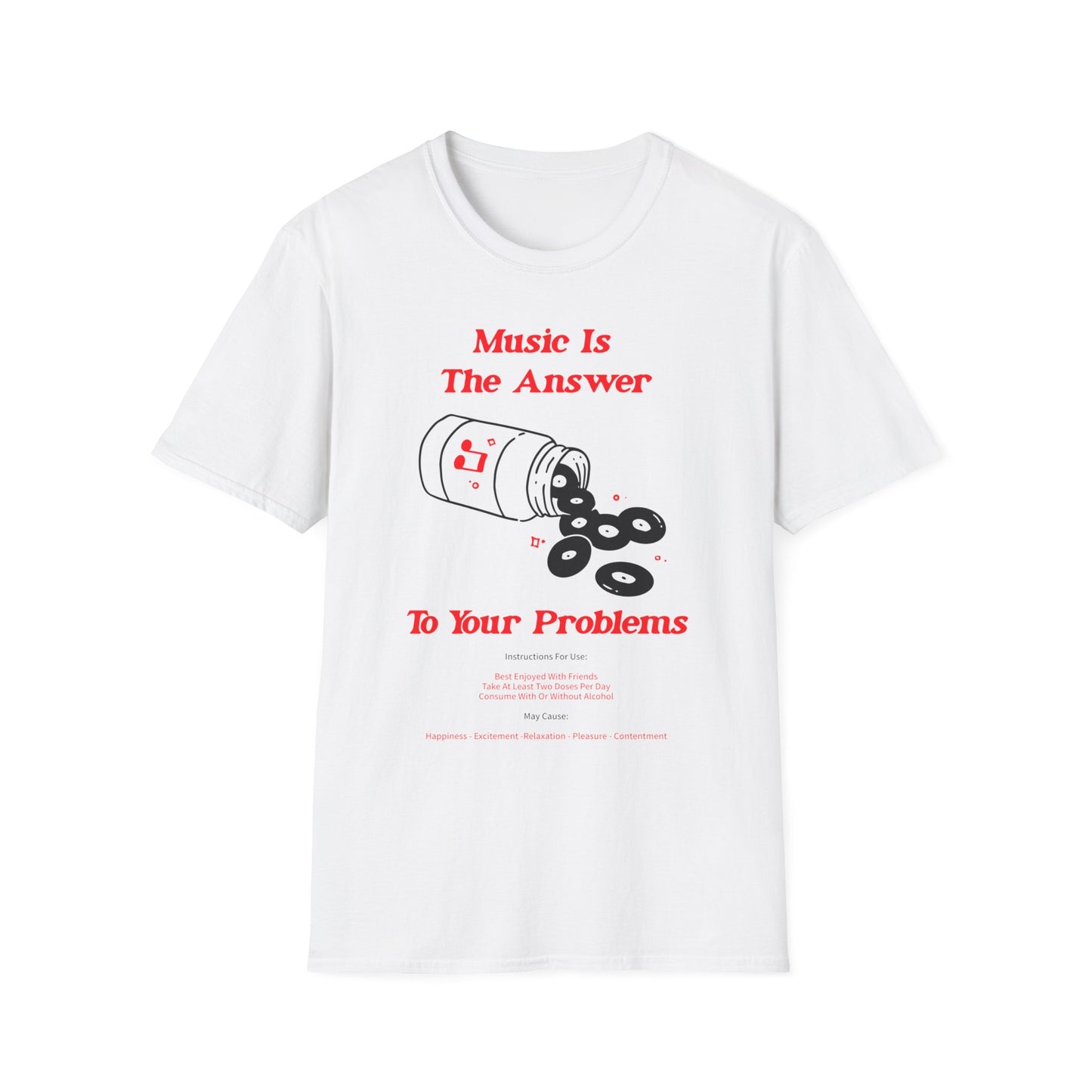 Music Is The Answer T Shirt | (ref: UK)