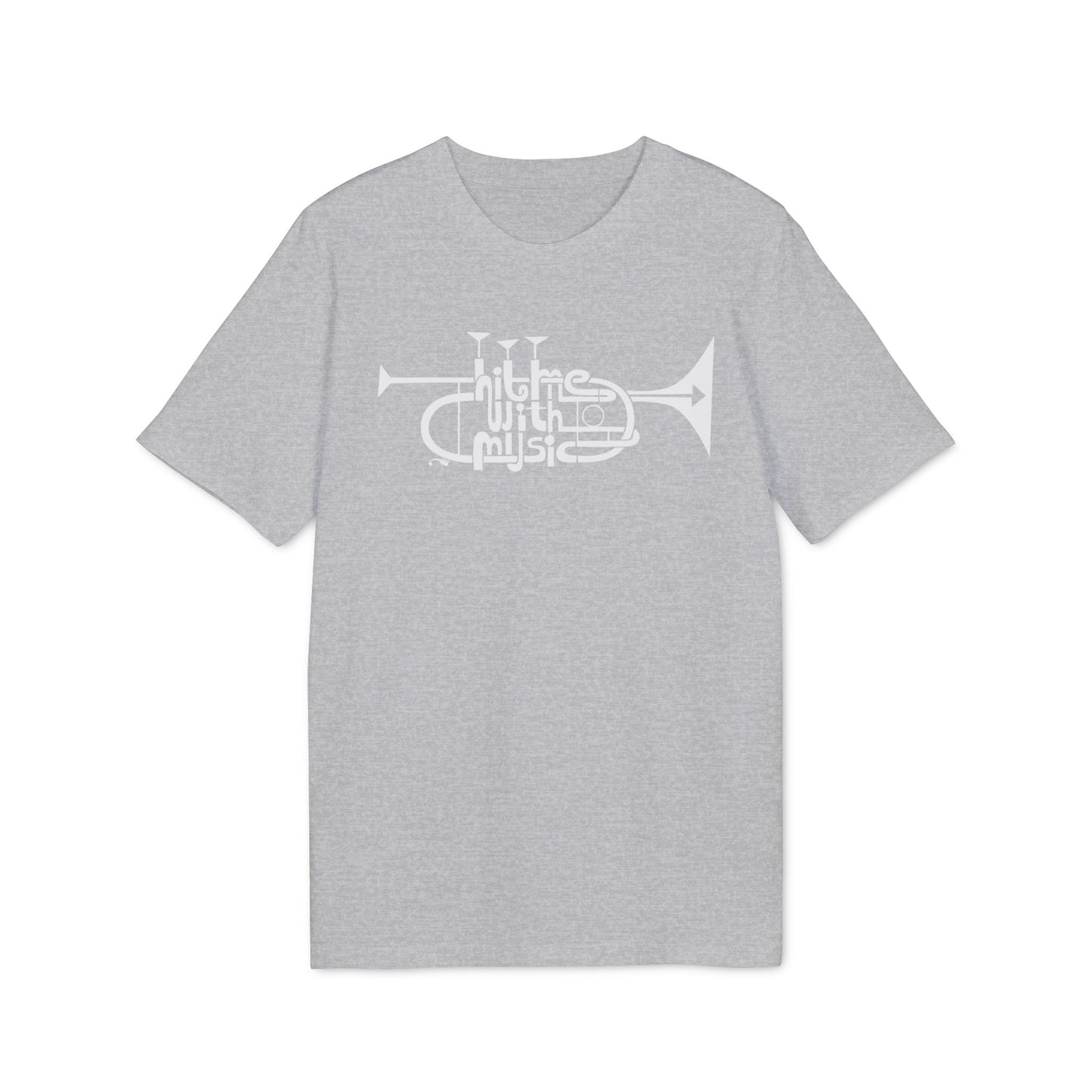 Hit Me With Music T Shirt (Premium Organic) | (ref: UK)