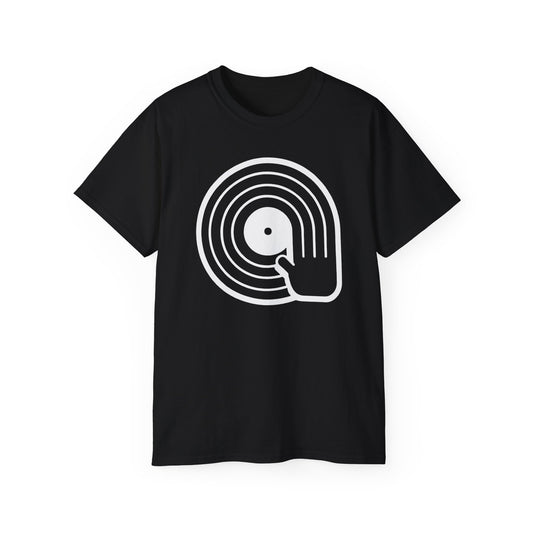 Vinyl Scratching T Shirt Heavyweight | (ref: UK)