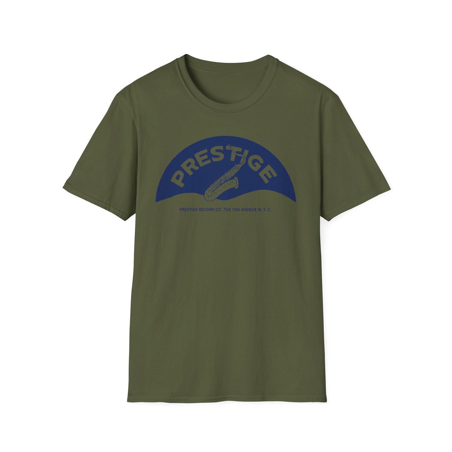 Prestige Records T Shirt | (ref: UK) Saxophone Design