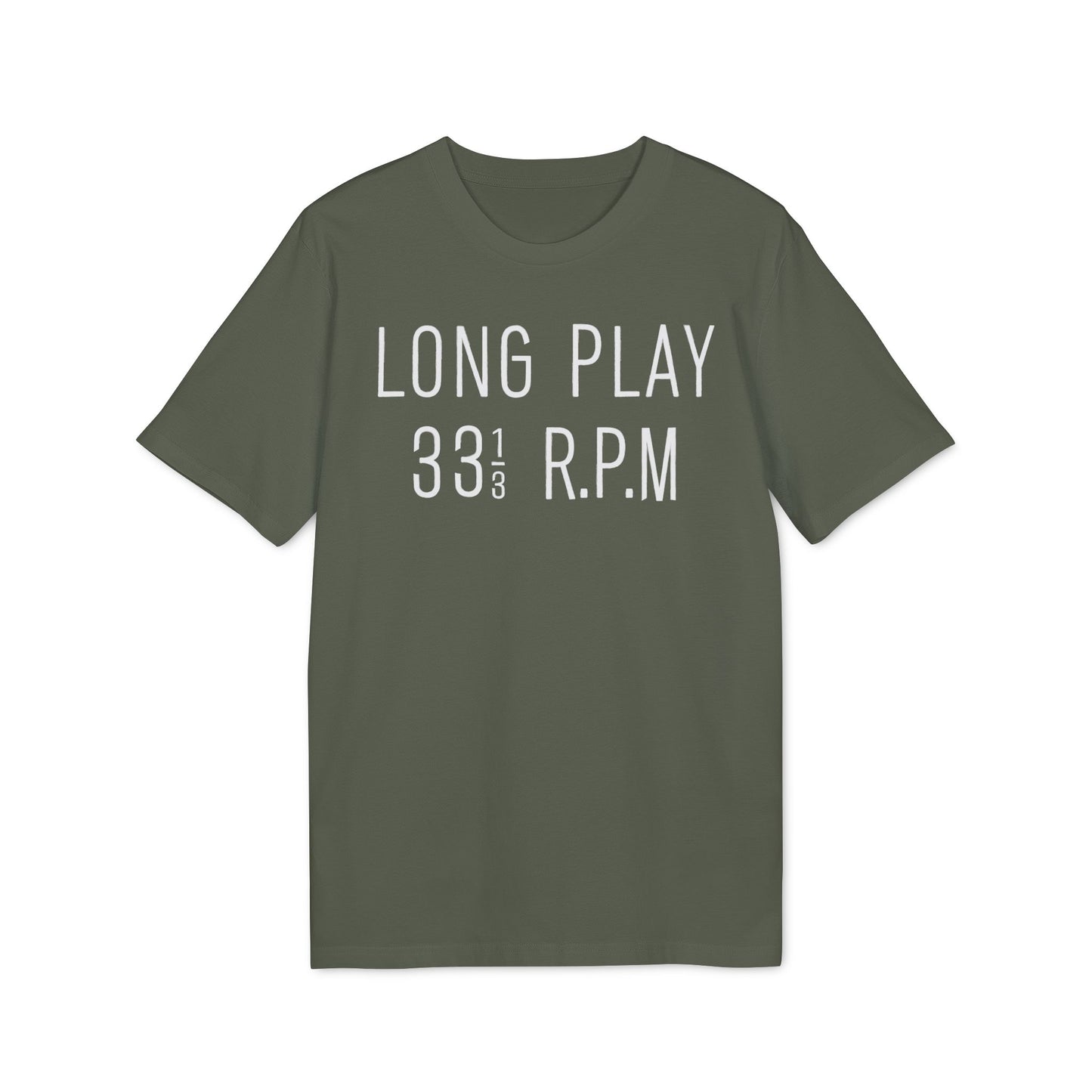 Long Play 33 1/3 RPM T Shirt (Premium Organic) | (ref: UK)