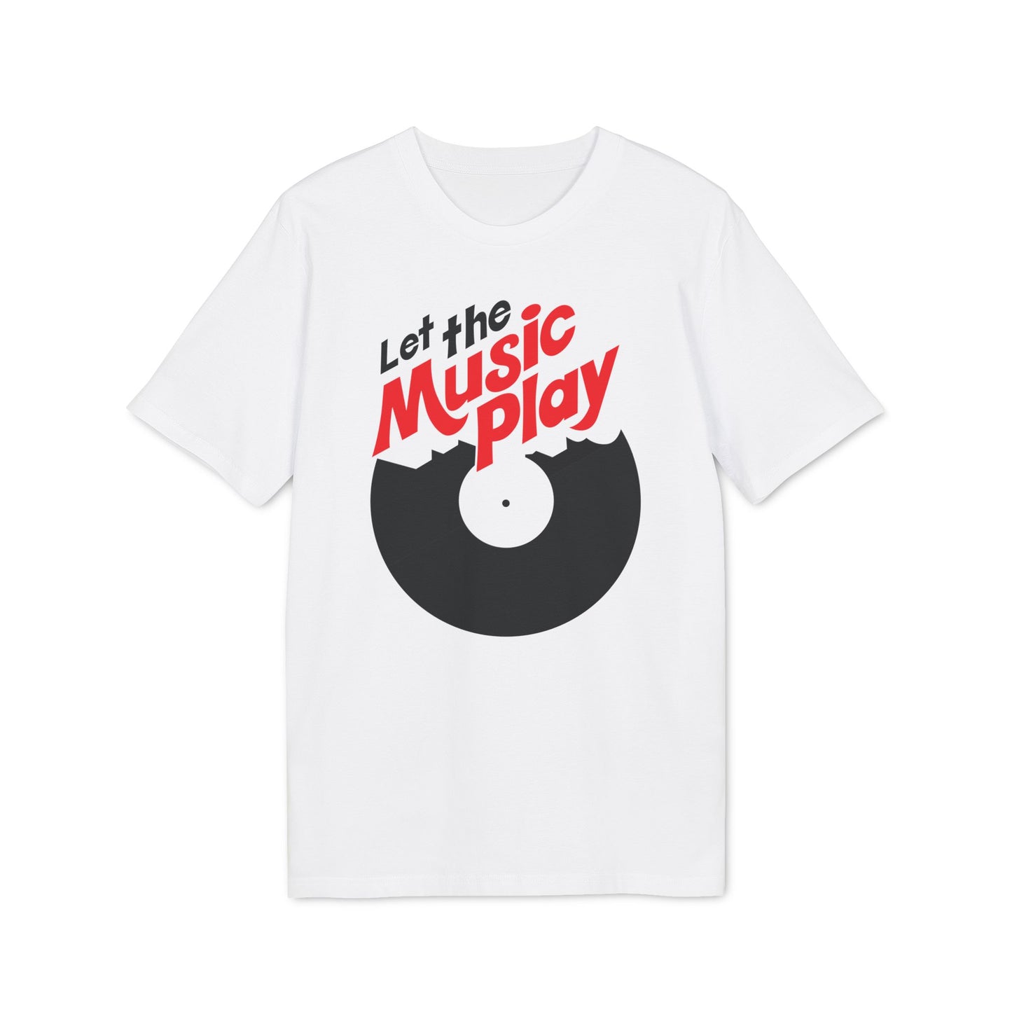 Let The Music Play T Shirt (Premium Organic) | (ref: UK)