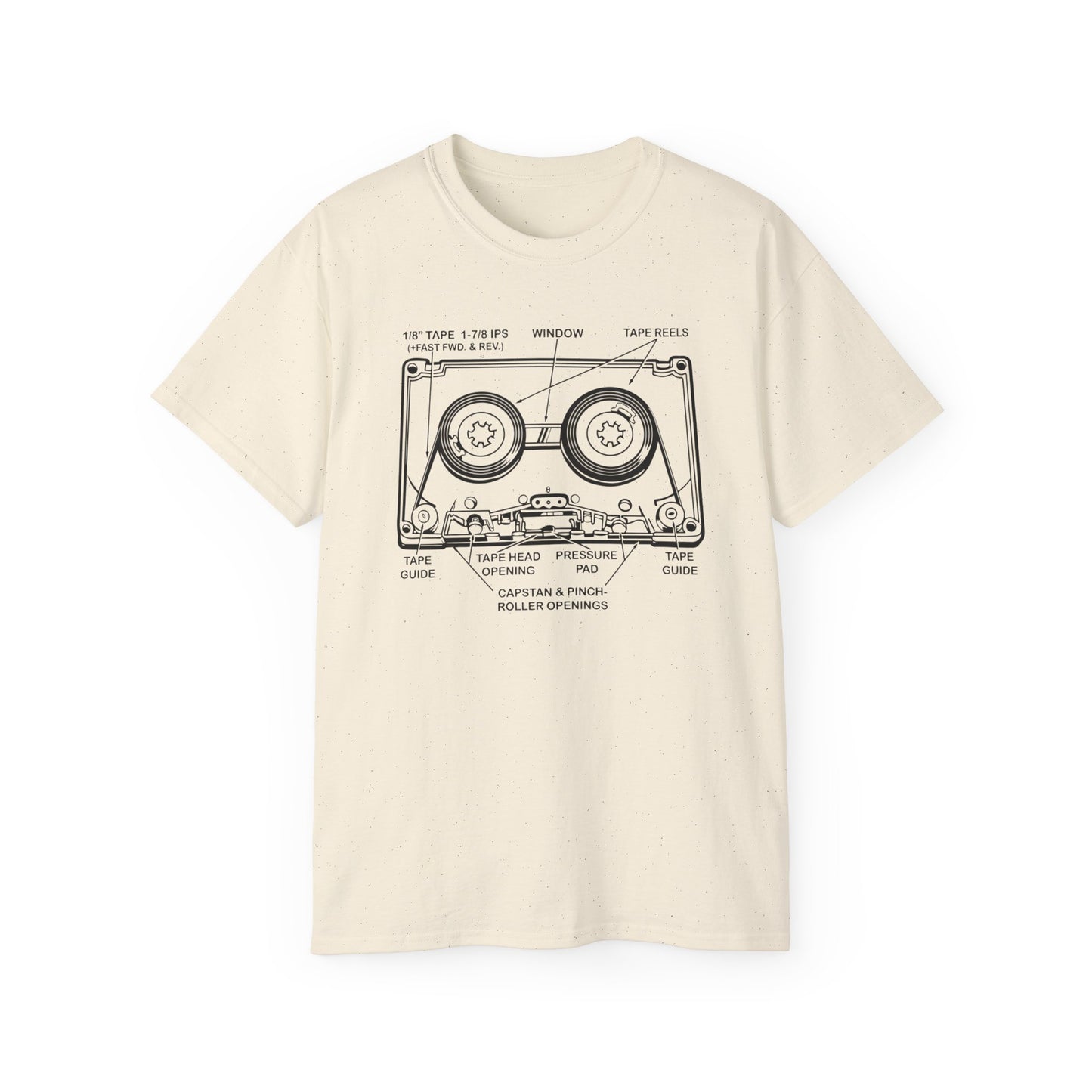 How Does A Cassette Tape Work? T Shirt Heavyweight | (ref: UK)