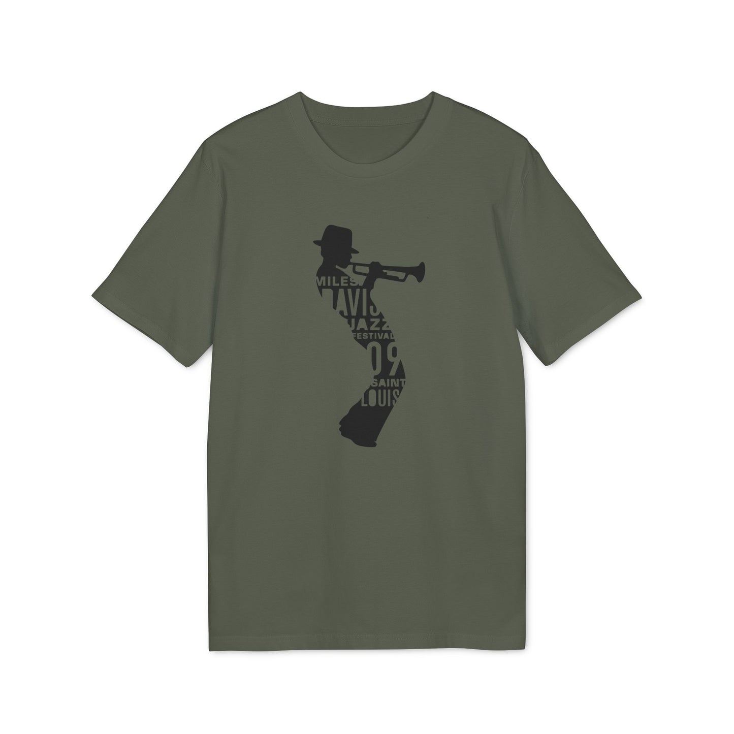 Miles Davis T Shirt (Premium Organic) | (ref: UK)  Design 2