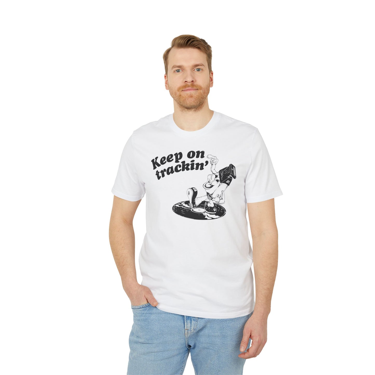 Keep On Tracking T Shirt (Premium Organic) | (ref: UK)